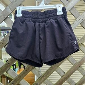 Athleta Girl's  Black Elastic Waist Shorts